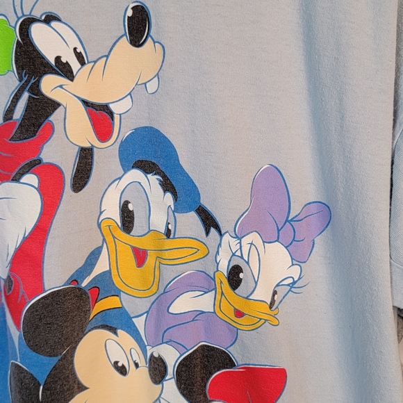 Disney Mickey Mose & Gang Pajama PJ Night Shirt Unisex OSFM - Picture 7 of 14